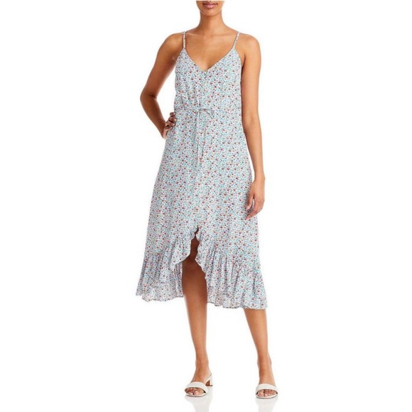 Rails Frida Wild Daisies Floral Print Tiered Midi Dress Size Small NWT - Picture 2 of 5